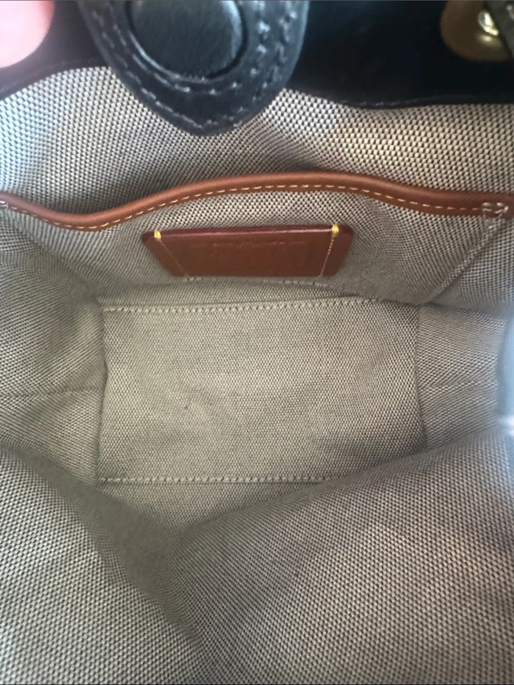 Coach sleek black
